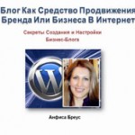 Блог как средство продвижения бренда или бизнеса в Интернет (вебинар) Блог как средство продвижения бренда или бизнеса в Интернет (вебинар)