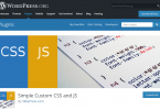 Simple Custom CSS & JS