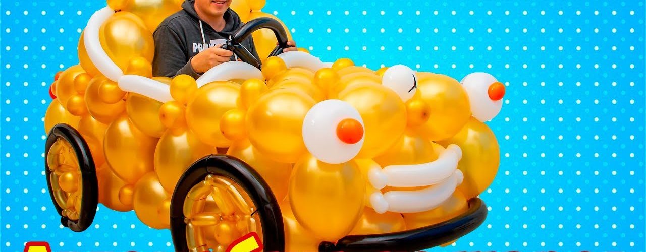 Автомобиль из шаров